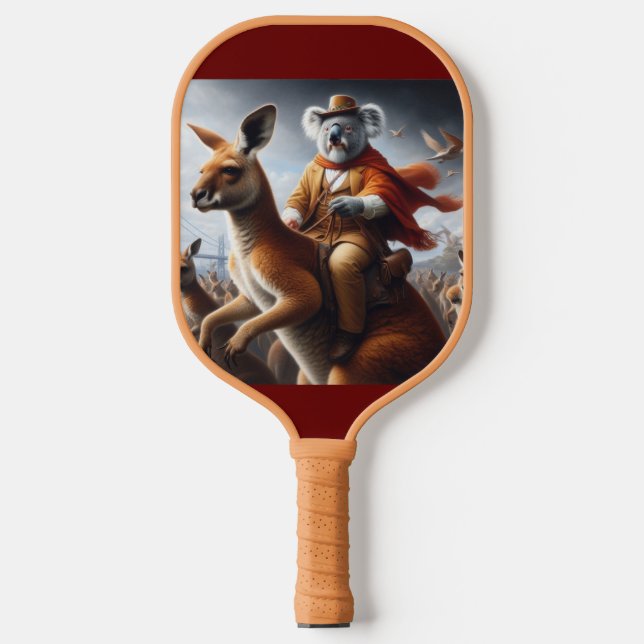 Raquette De Pickleball Koala Kangaroo Rider (Recto)