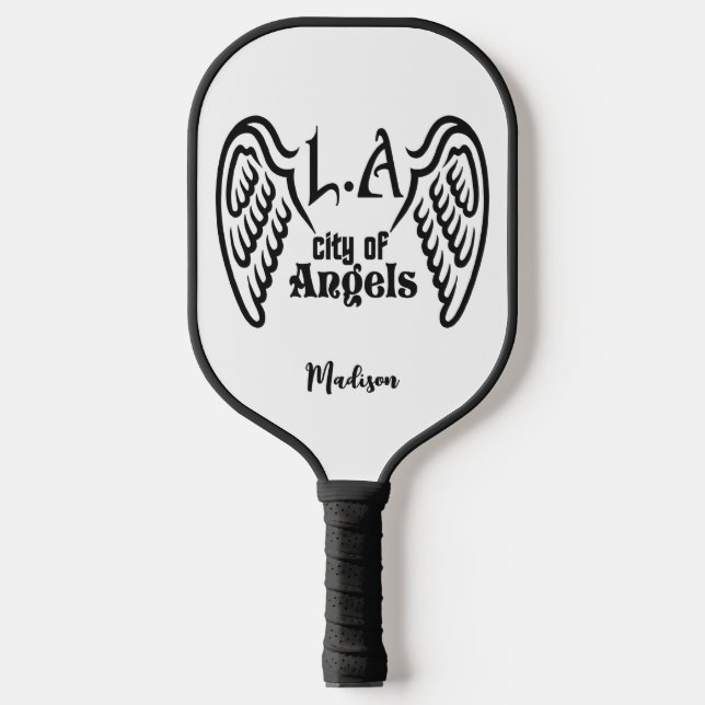 Raquette De Pickleball L.A. Wings nom personnalisé (Recto)