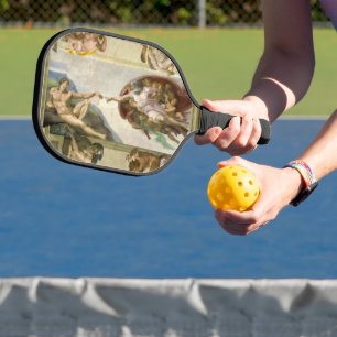 Raquette De Pickleball La Création de l'Homme par Michel-Ange (Création d