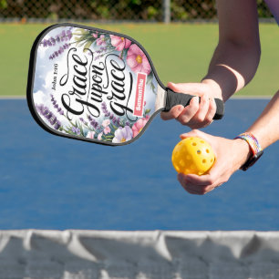Raquette De Pickleball La grâce personnalisée sur la grâce chrétienne fem