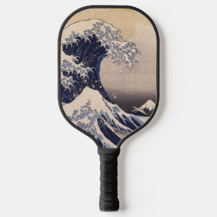 Raquette De Pickleball La Grande Vague au large de Kanagawa par Hokusai