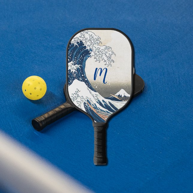 Raquette De Pickleball La Grande Vague - L'art japonais (Créateur téléchargé)