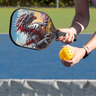 Raquette De Pickleball La Majesté du Dragon : Dragon Argent