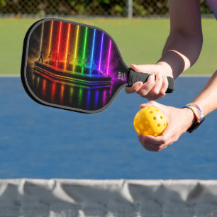 Raquette De Pickleball La performance de danse de SlipperyJoe célébrant l