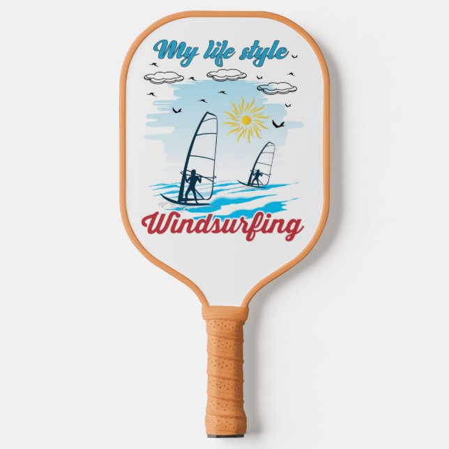 Raquette De Pickleball La planche à voile est mon style de vie (Recto)