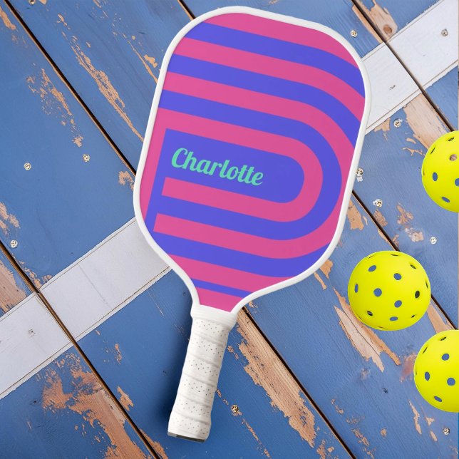 Raquette De Pickleball Labyrinthe Pastel (Créateur téléchargé)