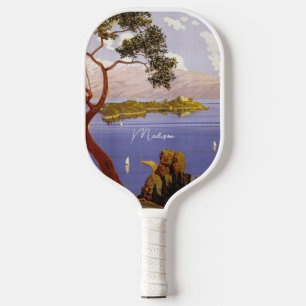 Raquette De Pickleball Lake Garda Italie nom personnalisé