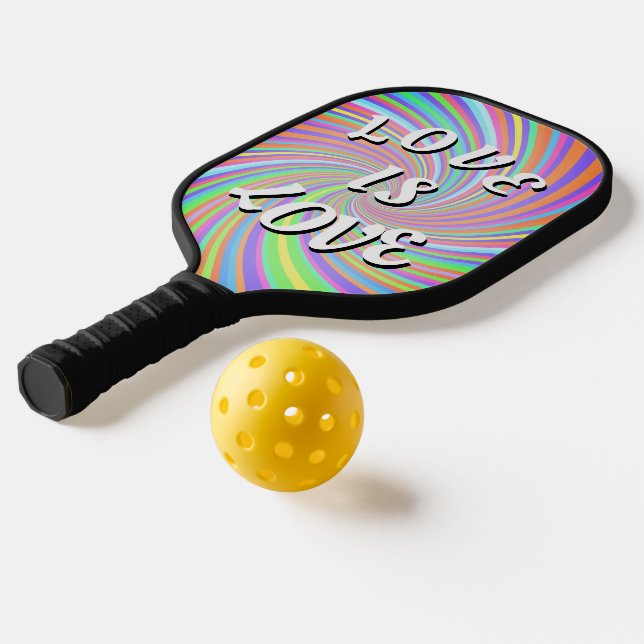 Raquette De Pickleball L'amour est l'amour de la fierté (Mise en page 2)