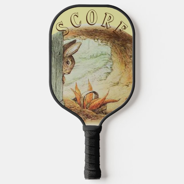 Raquette De Pickleball Lapin et panier de carottes Apple Dappley (Recto)
