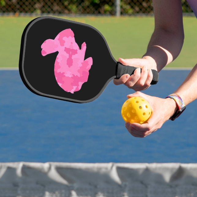 Raquette De Pickleball Lapin Lapin Camouflé Rose (Insitu)