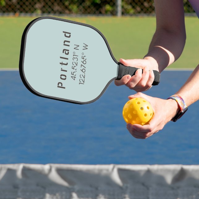Raquette De Pickleball Latitude et Longitude de Portland (Insitu)