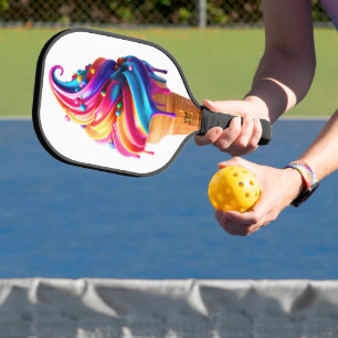 Raquette De Pickleball Le cône de glace classique vibrant de SlipperyJoe'