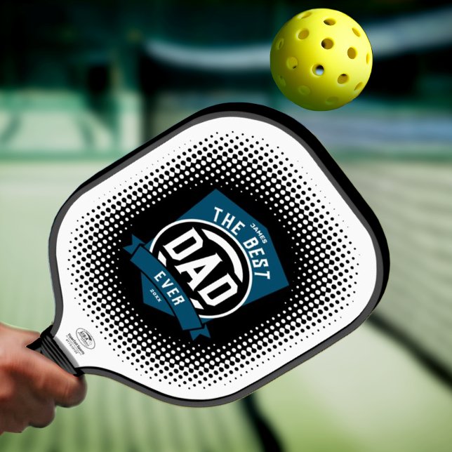 Raquette De Pickleball Le meilleur papa jamais moderne cadeau de Fête des (Créateur téléchargé)
