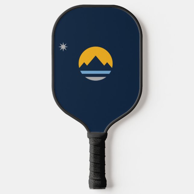 Raquette De Pickleball Le nouveau drapeau de Reno, Nevada (Recto)