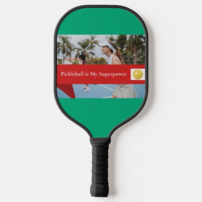 Raquette De Pickleball Le Pickleball Est Mon Superpouvoir (Verso)