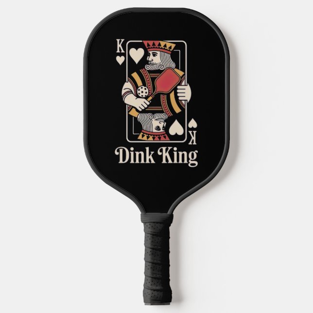 Raquette De Pickleball Le Roi Dink - Drôle (Recto)