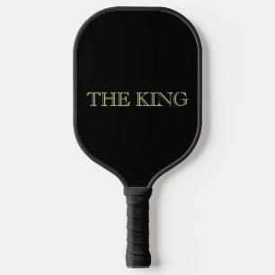 Raquette De Pickleball Le Roi Luxe Minimaliste Design Noir Or