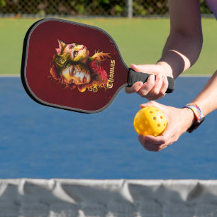Raquette De Pickleball Le secret de la symbiose entre une femme et un cha