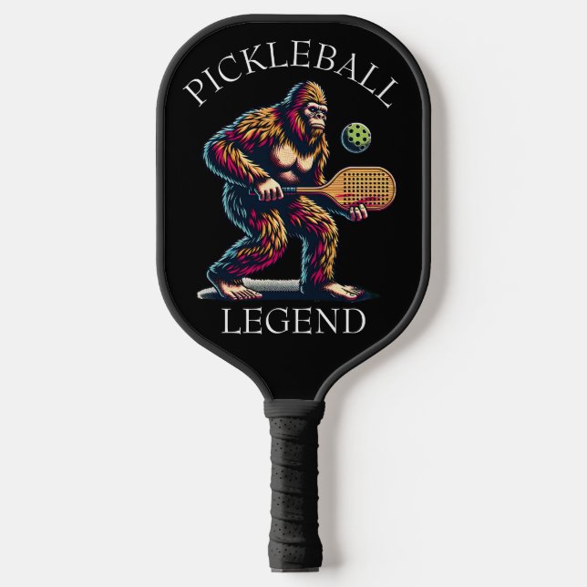 Raquette De Pickleball Légende du Pickleball | Funny Bigfoot (Recto)
