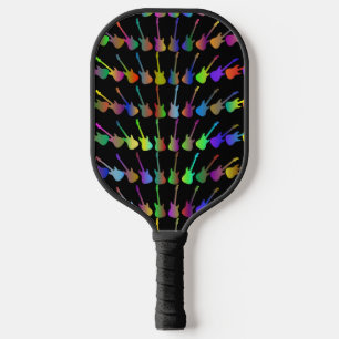 Raquette De Pickleball Légion de guitare éclaboussure de couleurs