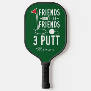Raquette De Pickleball Les amis personnalisés ne laissent pas les amis 3