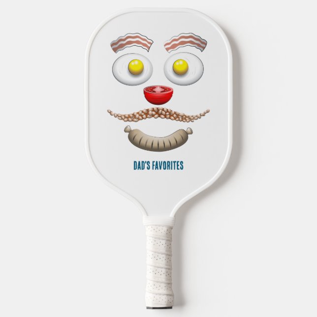 RAQUETTE DE PICKLEBALL LES FAVORIS DE PAPA (Recto)