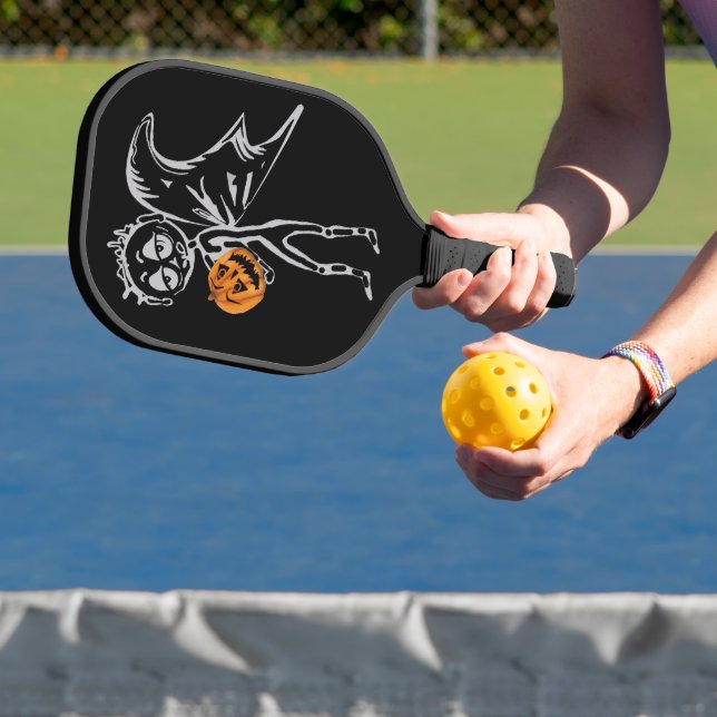 Raquette De Pickleball Les Fées citrouilles Se Amusent À Halloween (Insitu)