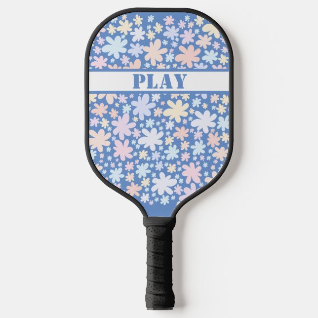 Raquette De Pickleball Les fleurs hippies sont si Super (Recto)