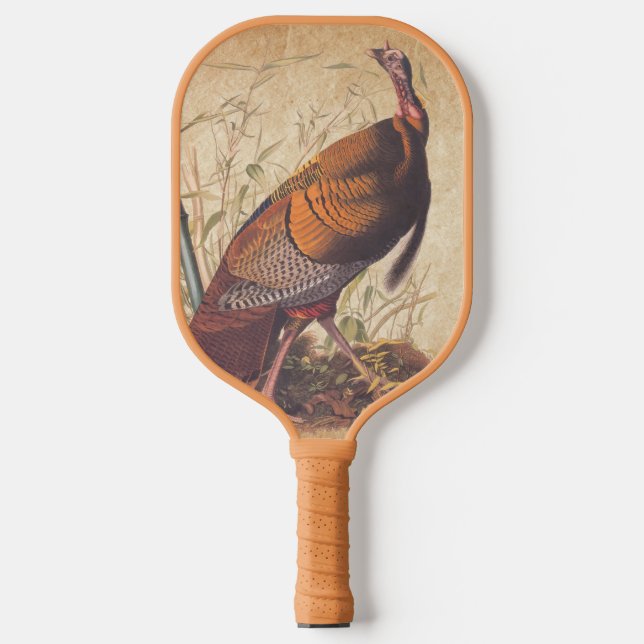 Raquette De Pickleball Les oiseaux d'Amérique d'Audubon La Turquie sauvag (Recto)
