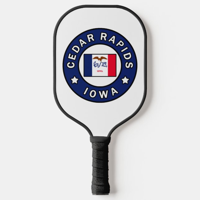 Raquette De Pickleball Les rapides de cèdre Iowa (Recto)