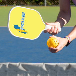 Raquette De Pickleball LETTRE D'ART suédois moderne Carte Drapeau Souveni