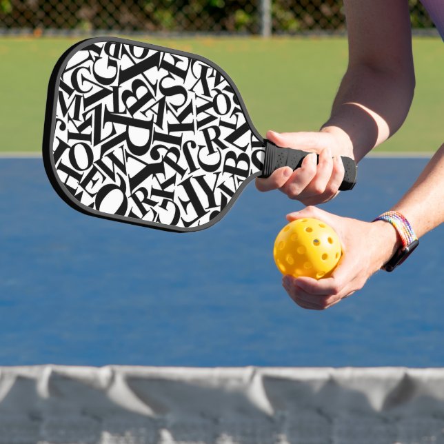 Raquette De Pickleball Lettres de l'alphabet (Insitu)