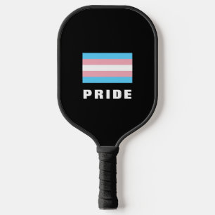 Raquette De Pickleball LGBTQ Rainbow Trangender Pride drapeau Texte perso