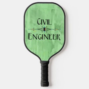 Raquette De Pickleball Ligne décorative du génie civil