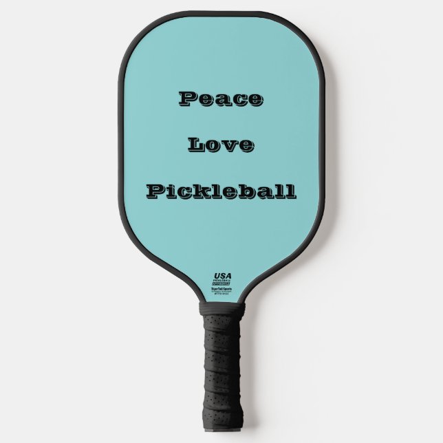 Raquette De Pickleball Limpet Coque Bleu Printemps vert saison couleur so (Recto)