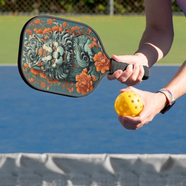 Raquette De Pickleball Lion de la grippe de la sagesse (Insitu)