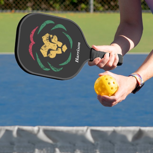 Raquette De Pickleball Lion de reggae personnalisé (Insitu)