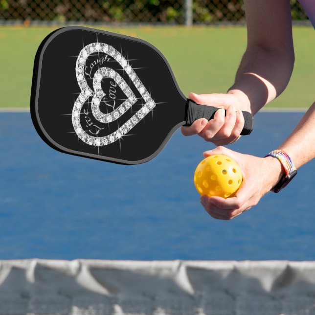 Raquette De Pickleball Live Lauder Love Diamond Heart (Insitu)