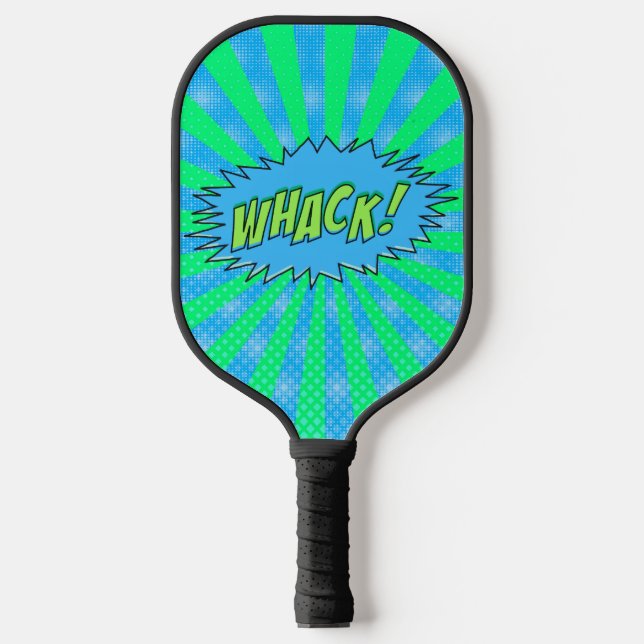 Raquette de Pickleball Logo Comic Whack (Recto)