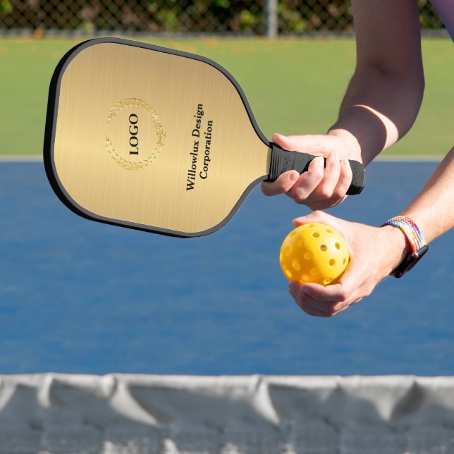 Raquette De Pickleball Logo d'entreprise promotionnel Société Gold (Insitu)