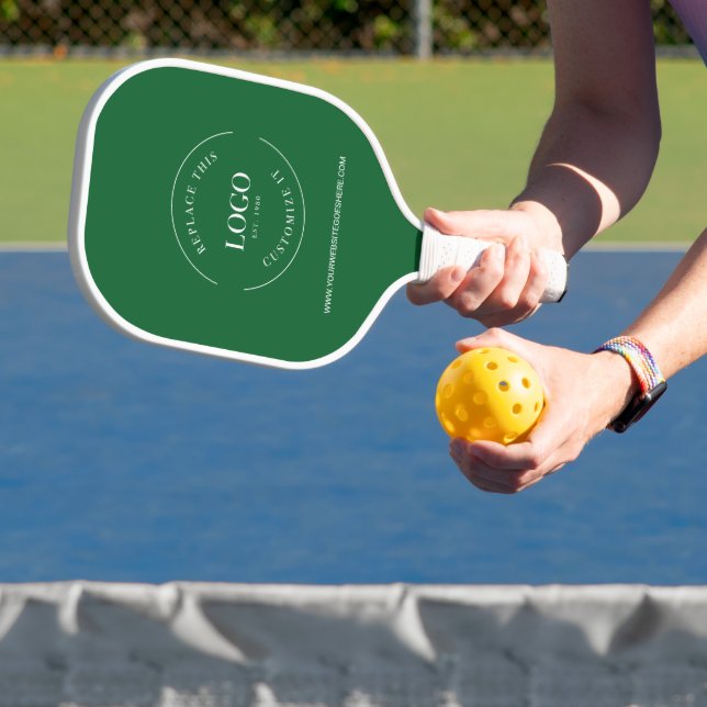 Raquette De Pickleball Logo d'entreprise SITE WEB Green Promotions (Insitu)