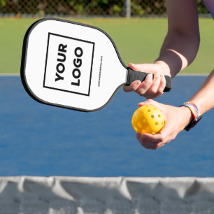 Raquette De Pickleball Logo et site Web personnalisés 2 côtés