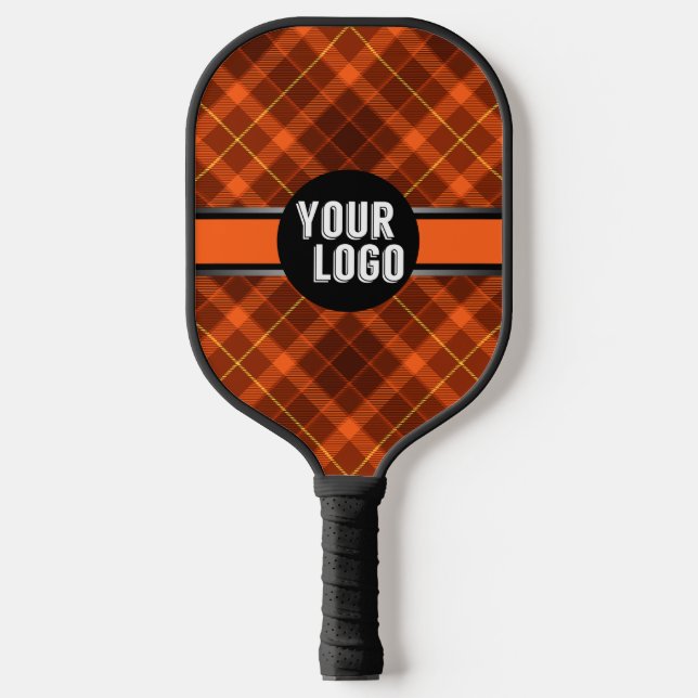 Raquette De Pickleball Logo personnalisé Motif orange moderne marque (Recto)