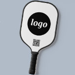 Raquette De Pickleball Logo simple QR Code Entreprise Promotionnel<br><div class="desc">Logo simple et conception de code QR pour votre entreprise. Remplacez le logo et l'URL de destination de code QR par votre propre pour customiser. Utilisez-les vous-même, donnez-les à vos employés et collègues, vendez-les à vos clients et clients ou donnez-les comme matériel promotionnel pour inspirer la fidélité de vos clients....</div>