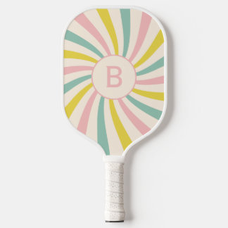 Raquette De Pickleball 'Lollypop Vibes', retro personnalisé