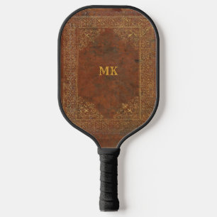 Raquette De Pickleball Look en cuir ancien (personnalisable)