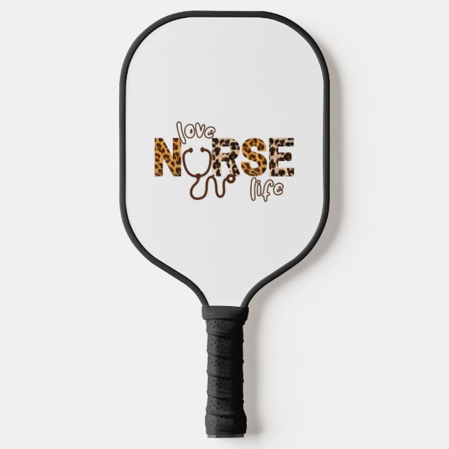 Raquette De Pickleball Love Nurse Life Cheetah 3 (Recto)