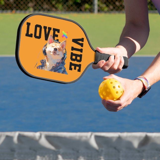 Raquette De Pickleball LOVE × SHIBA - Custom (Insitu)