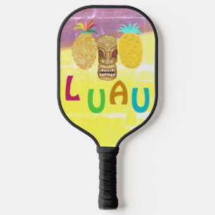 Raquette De Pickleball Luau Tiki Ananas d'été