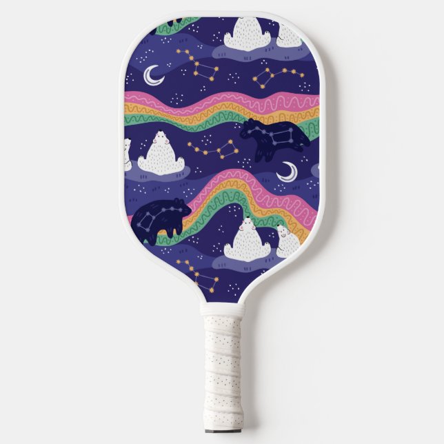 Raquette de Pickleball Lumières du Nord (Recto)